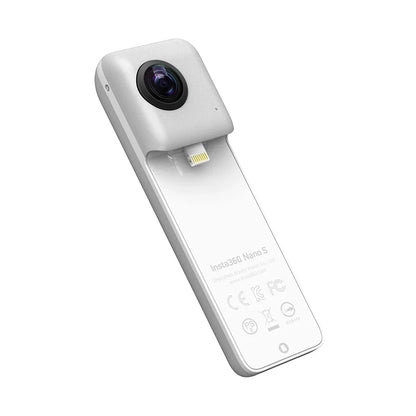 Drop Shipping New 2021 Insta360 Nano S 4K 360 VR Video Panoramic Camera 20MP Photos for iphone X XS XR for iPhone 7 8 6 Series