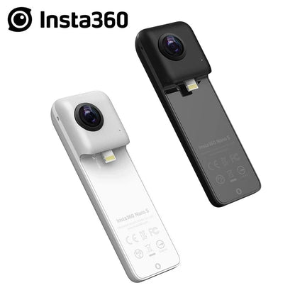 Drop Shipping New 2021 Insta360 Nano S 4K 360 VR Video Panoramic Camera 20MP Photos for iphone X XS XR for iPhone 7 8 6 Series