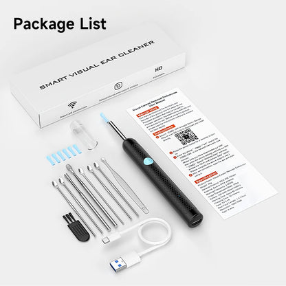 4.2MM Visual Ear Scope 1080P HD Otoscope Endoscope Ear Picker Camera for iPhone/Android Ear Wax Removal Kit for Ear Cleaning