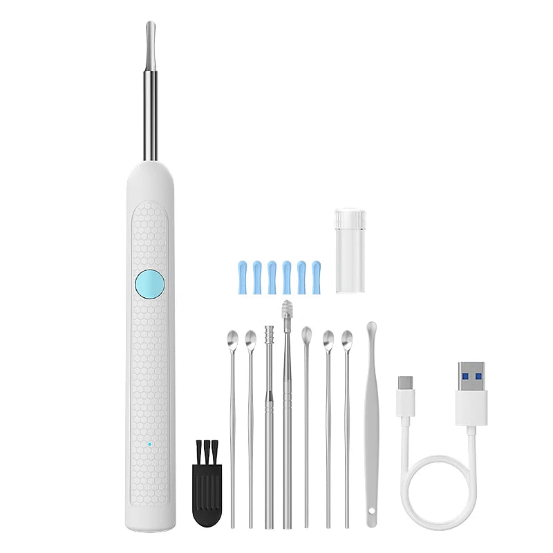 4.2MM Visual Ear Scope 1080P HD Otoscope Endoscope Ear Picker Camera for iPhone/Android Ear Wax Removal Kit for Ear Cleaning