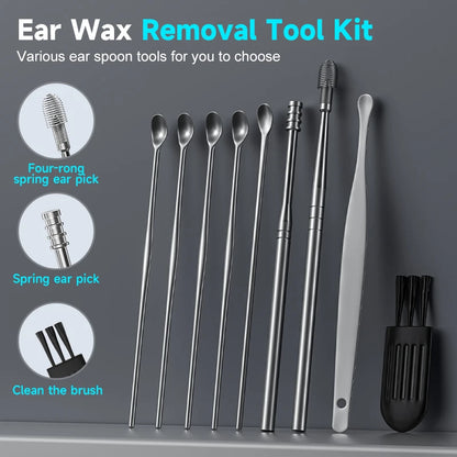 4.2MM Visual Ear Scope 1080P HD Otoscope Endoscope Ear Picker Camera for iPhone/Android Ear Wax Removal Kit for Ear Cleaning