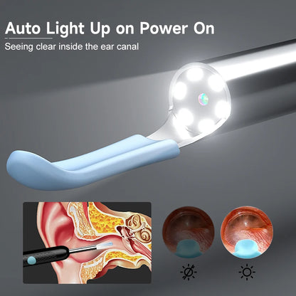 4.2MM Visual Ear Scope 1080P HD Otoscope Endoscope Ear Picker Camera for iPhone/Android Ear Wax Removal Kit for Ear Cleaning